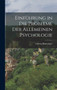 Einfuhrung in die Probleme der allemeinen Psychologie