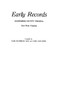 Early Records, Hampshire County, Virginia, Now West Virginia