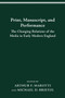Print, Manuscript and Performance