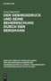 Der Gebirgsdruck Und Seine Beherrschung Durch Den Bergmann : 99 by Georg Spackeler - Hardback
