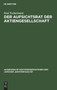 Der Aufsichtsrat Der Aktiengesellschaft by Paul Tscharmann - Hardback