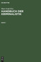 Handbuch Der Kriminalistik. Band 1 by Hanns Gross - Hardback