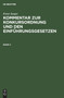 Ernst Jaeger: Kommentar Zur Konkursordnung Und Den Einfuhrungsgesetzen. Band 2 by Ernst Jaeger - Hardback