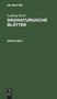 Ludwig Tieck: Dramaturgische Blatter. Bandchen 3 by Ludwig Tieck - Hardback