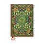 Poetry in Bloom Midi 12-month Vertical Hardback Dayplanner 2025 (Elastic Band Closure) by Paperblanks - Hardback