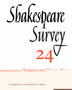 Shakespeare Survey : Volume 24