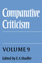 Comparative Criticism: Volume 9, Cultural Perceptions and Literary Values