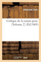 Critique de la Raison Pure. [Volume 2] (Ed.1869)