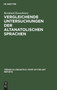 Vergleichende Untersuchungen Der Altanatolischen Sprachen : 8