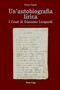 Un'autobiografia lirica : I Canti di Giacomo Leopardi