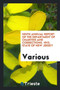 Ninth Annual Report of the Department of Charities and Corrections, 1913, State of New Jersey by Various - Paperback