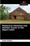 Rhetorical elements and stylistic issues in the depuri tales