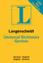German Langenscheidt Universal Dictionary