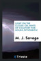 Light on the Cloud; Or, Hints of Comfort for Hours of Sorrow by M J Savage - Paperback