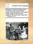 Reliques of ancient English poetry consisting of old heroic ballads songs, and other pieces of our earlier poets, chiefly of the lyric kind together with some few of later date ... Volume 2 of 3