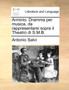 Arminio. Dramma Per Musica, Da Rappresentarsi Sopra Il Theatro Di S.M.B.