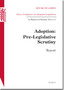 Adoption : pre-legislative scrutiny, report, 1st report of session 2012-13 : 2012-13 94