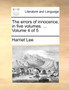 The Errors of Innocence, in Five Volumes. ... Volume 4 of 5
