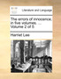 The Errors of Innocence, in Five Volumes. ... Volume 2 of 5