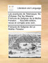 Les Avantures de Telemaque, Fils D'Ulysse. Par Feu Messire Francois de Salignac de La Mothe Fenelon. ... Nouvelle Edition, Revue Et Corrige Avec Soin.