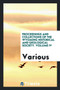 Proceedings and Collections of the Wyoming Historical and Geological Society. Volume IV by Various - Paperback