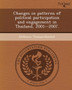 Changes in Patterns of Political Participation and Engagement in Thailand