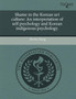 Shame in the Korean Uri Culture: An Interpretation of Self Psychology and Korean Indigenous Psychology