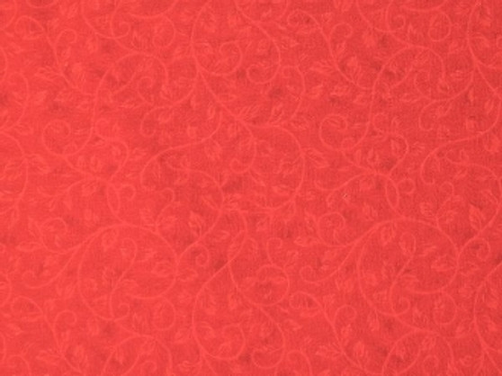 300451-2, Home Essentials By Robyn Pandolph Red-Orange with Tonal Swirls 42" wide
