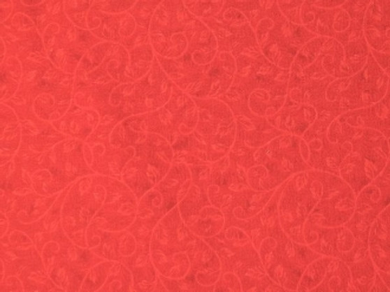 300451-2, Home Essentials By Robyn Pandolph Red-Orange with Tonal Swirls 42" wide
