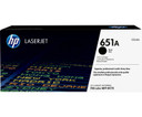 HP 651A Black Original LaserJet Toner Cartridge CE340A