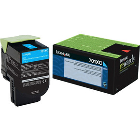 Lexmark 70C1XC0 toner cartridge 1 pc(s) Original Cyan 70C1XC0