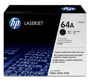 HP 64A Black Original LaserJet Toner Cartridge CC364A