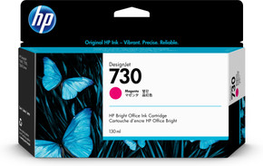 HP 730 130-ml Magenta DesignJet Ink Cartridge P2V63A