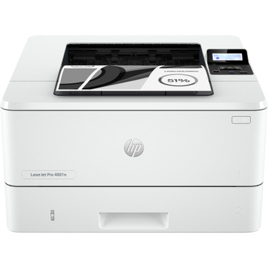 HP LaserJet Pro 4001n Printer, Black and white, Printer for Small medium business, Print, Compact Size; Energy Efficient; Strong Security; Fast first page out speeds 2Z599F#BGJ