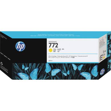 HP 772 300-ml Yellow DesignJet Ink Cartridge - CN630A