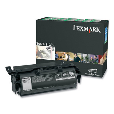Lexmark Black Toner Cartridge High Yield 21,000 Pages T650H31G