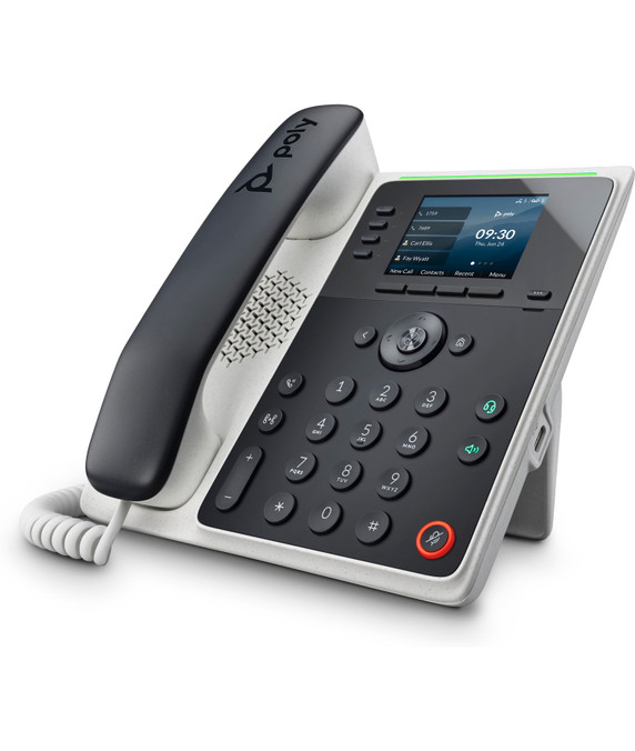 Poly Edge E220 IP Phone and PoE-enabled - 82M87AA