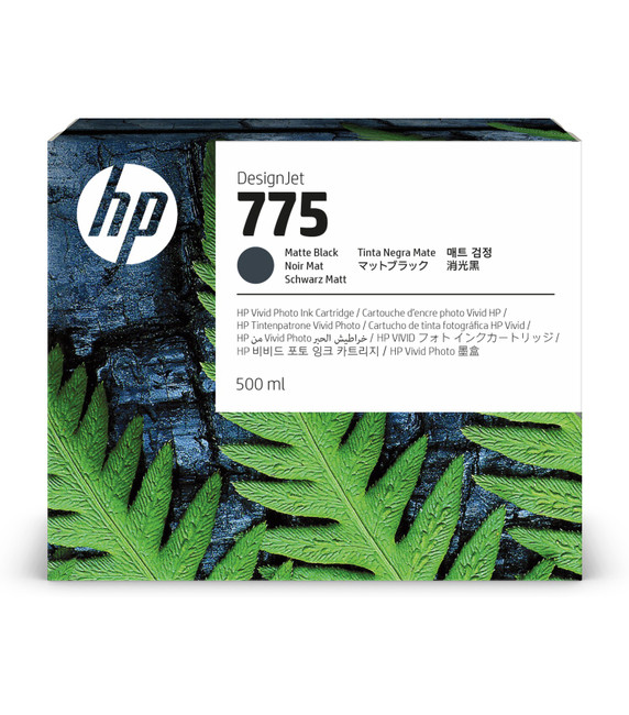 HP 775 500-ml Matte Black Ink Cartridge - 1XB22A