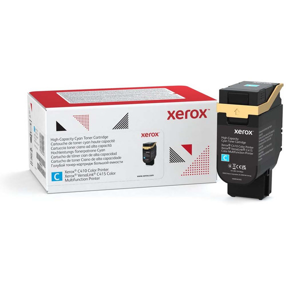 Xerox Cyan High Capacity Toner Cartridge (Use & Return) Yields 7,000 pages 006R04686