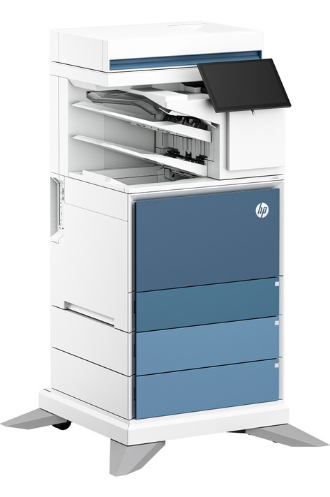 HP Color LaserJet Enterprise Flow MFP 6800zfsw Printer, Print, copy, scan, fax, Flow; Touchscreen; Stapling; TerraJet cartridge 6QN37A#BGJ