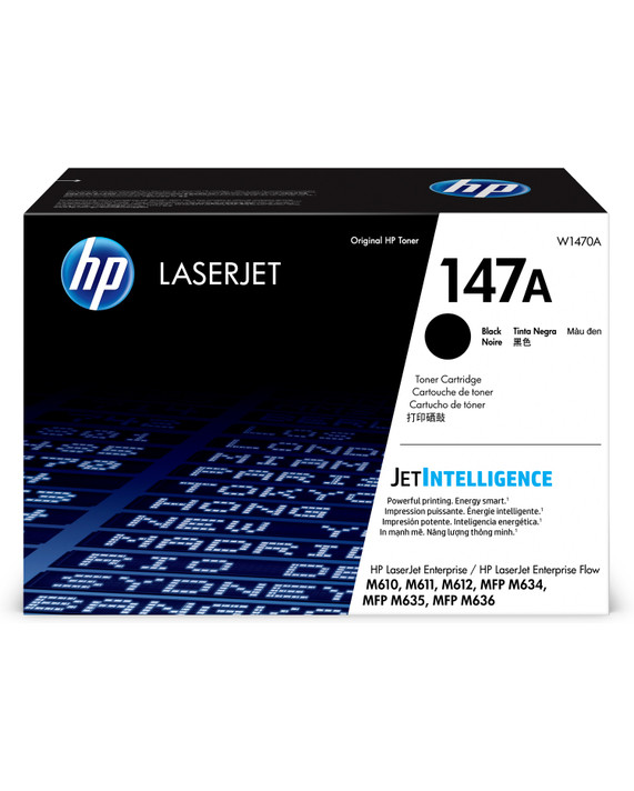 HP 147A Black Original LaserJet Toner Cartridge W1470A