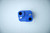 Close-up of magnetic air blow gun wall mount – Blue PETG material