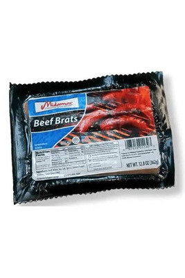 Midamar Halal Beef Brats Links 12.8oz