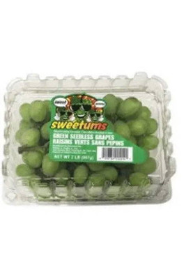 Fresh Fruits 2lbs Fresh Green Grapes