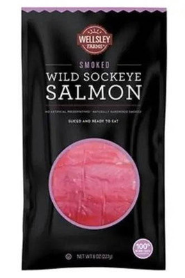 Ducktrap River/Wellsley Farms Smoked Sockeye Salmon, 8 oz