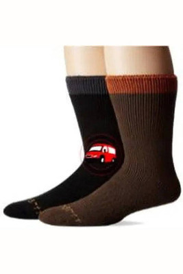 Carhartt Mens 2 Pack Arctic Thermal Crew Socks Brown