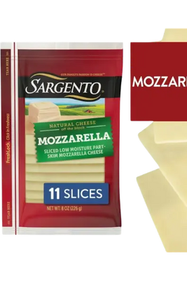 Sargento Natural Mozzarella Cheese Slices 11ct