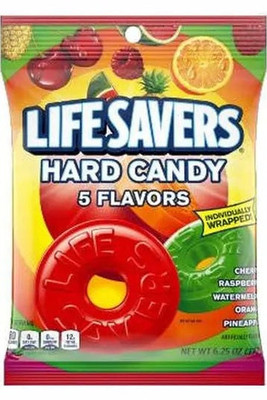 Life Savers, Hard Candy Assorted, 3.2oz