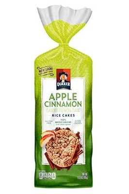 Quaker Rice Cakes, Apple Cinnamon 6.62oz