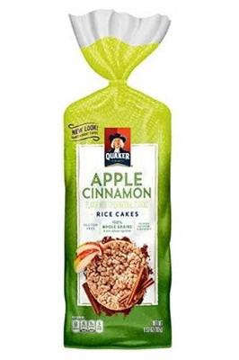 Quaker Rice Cakes, Apple Cinnamon 6.62oz